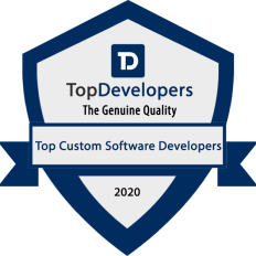 Top custom software developers award