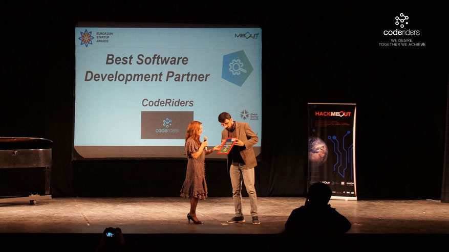 EuroAsian startup awards recognized CodeRiders as the best software development partner 