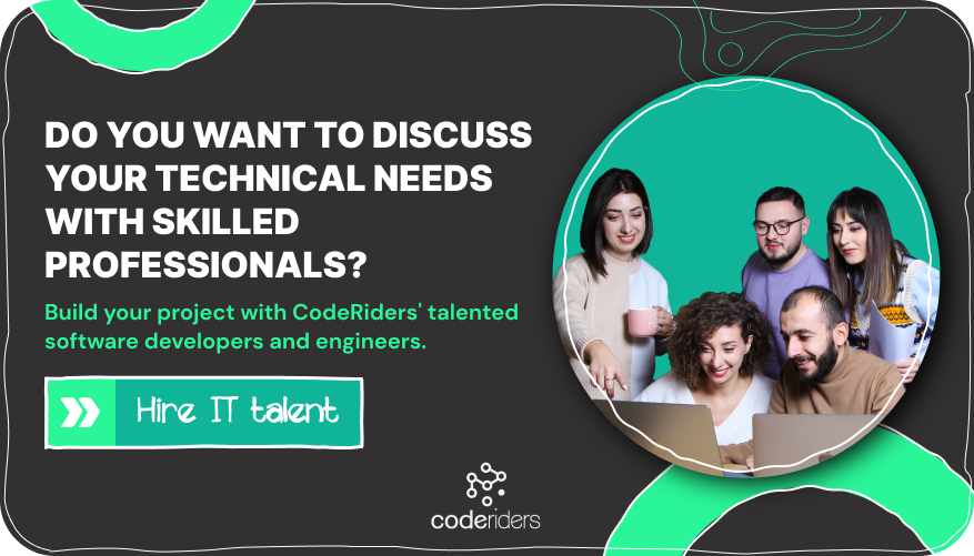 Book a free discussion with CodeRiders and go through your product, conduct business analysis and get estimates from professionals in the tech field