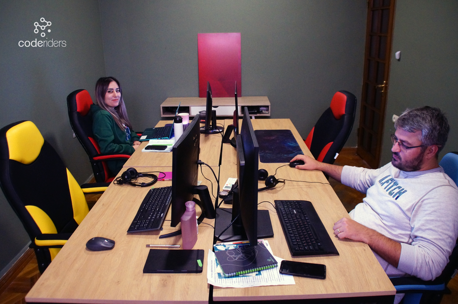 Srbuhi during work at CodeRiders software outsourcing firm