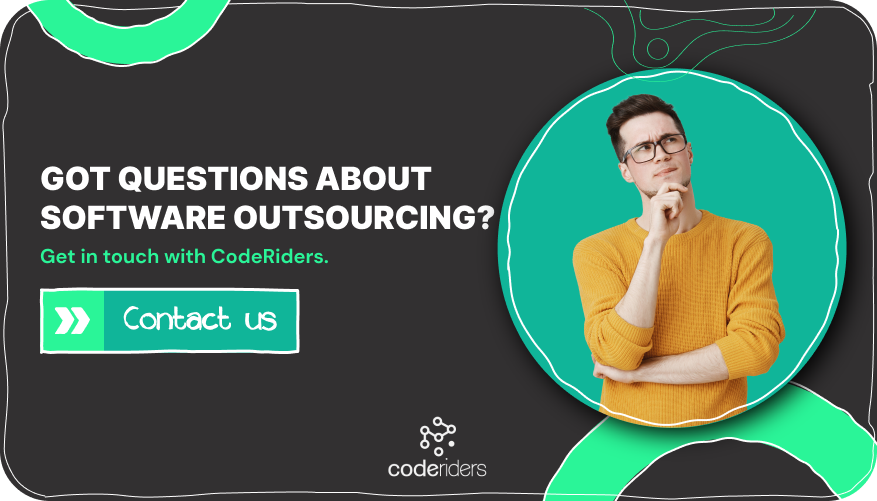 CodeRiders professional business development specialists will give answers to your questions regarding software outsourcing projects, software development, web development and design
