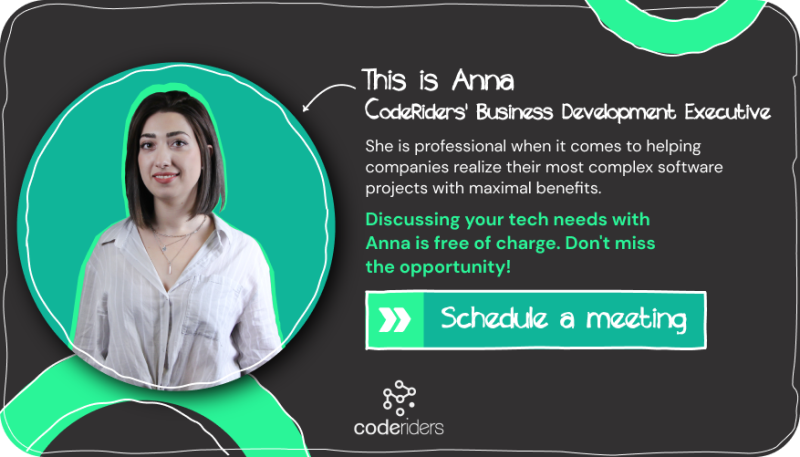 Discuss your technical project with CodeRiders business development executive