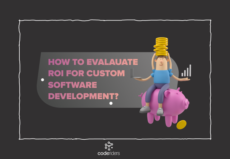Colleagues calculating ROI for Custom Software Outsourcing